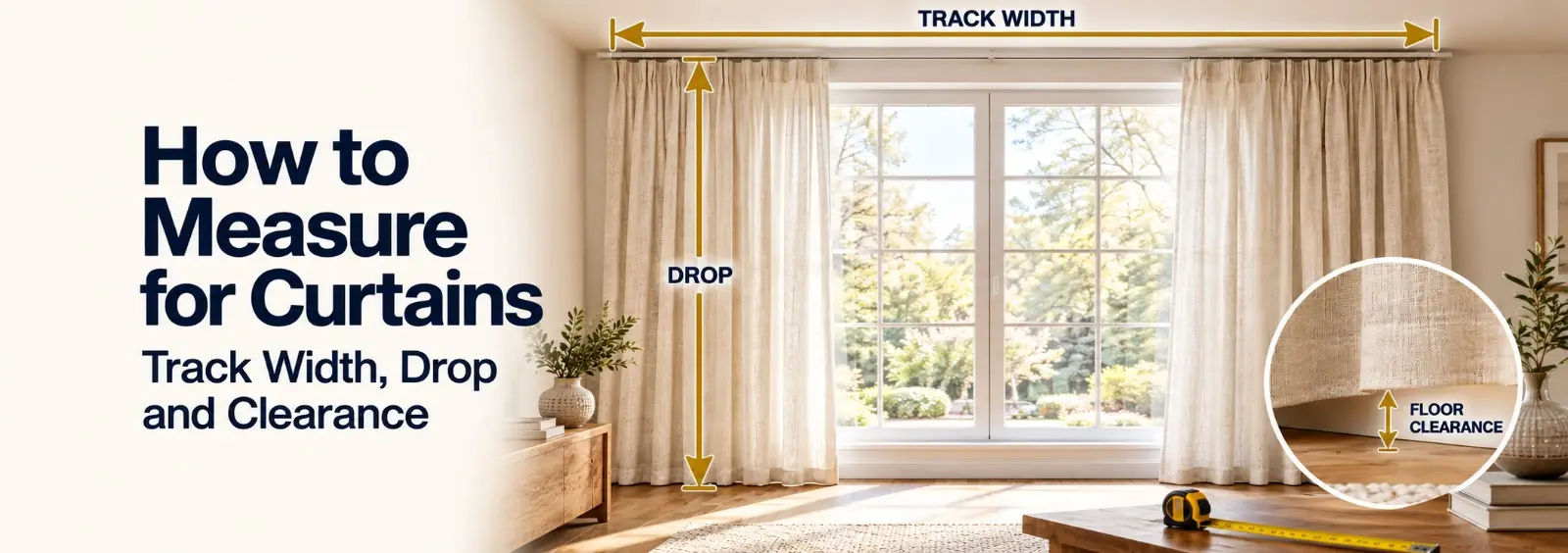 how to measure for curtains