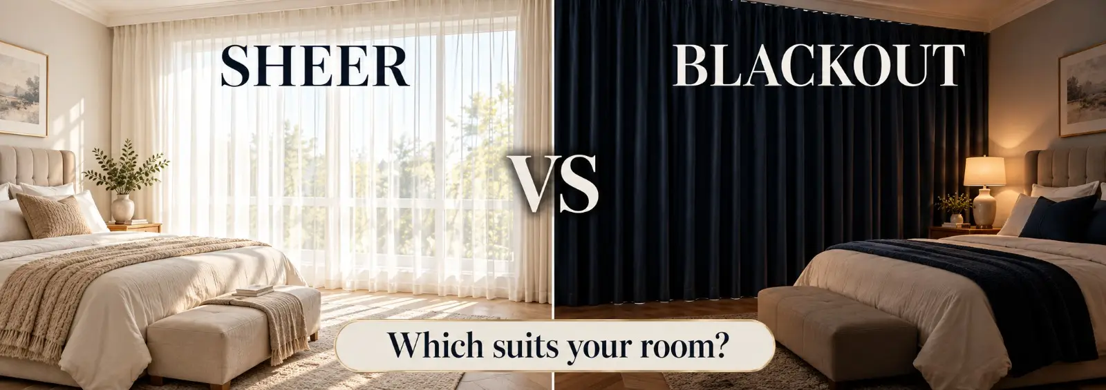sheer vs blackout curtains